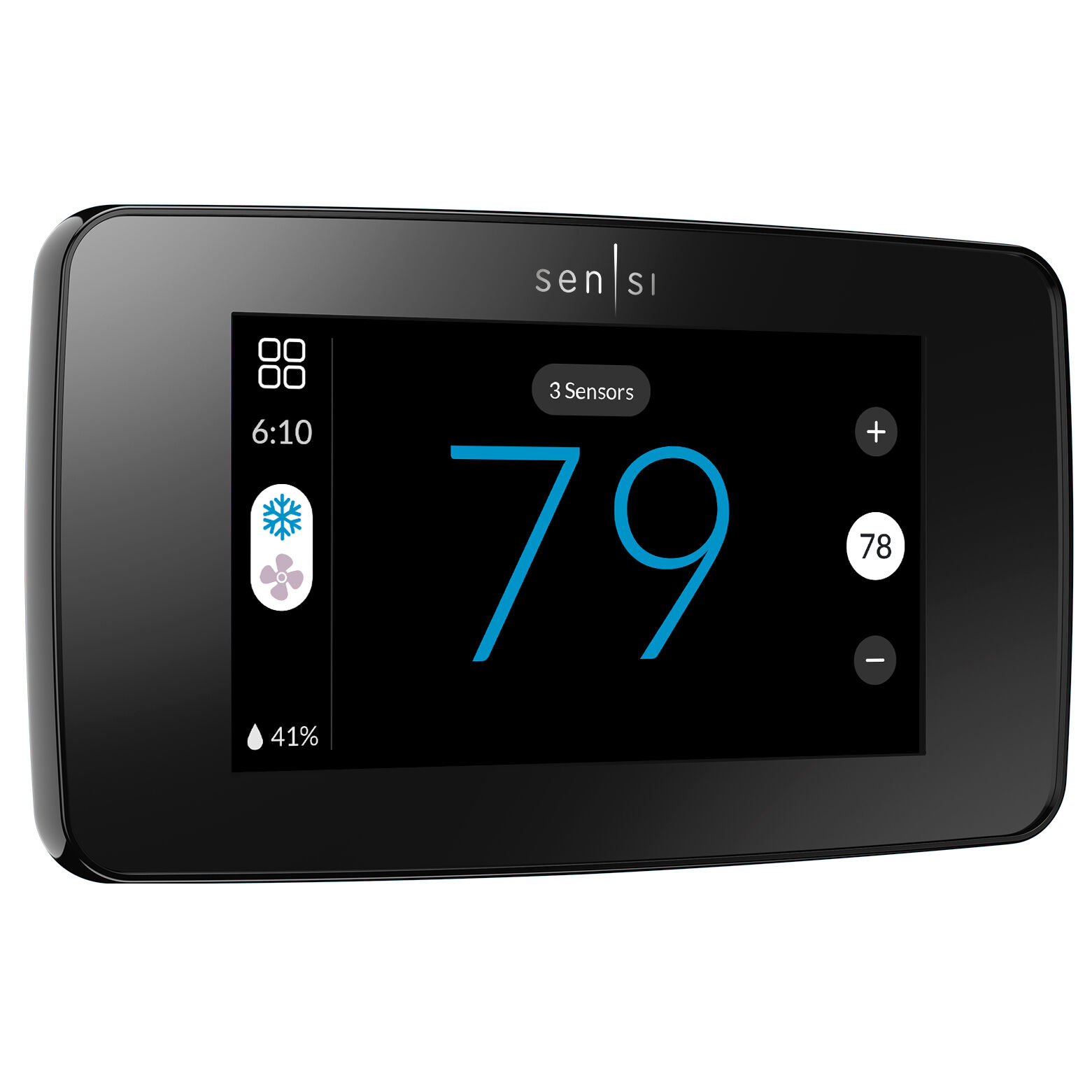 Sensi Touch 2 smart thermostat Black | Duke Energy Online Savings